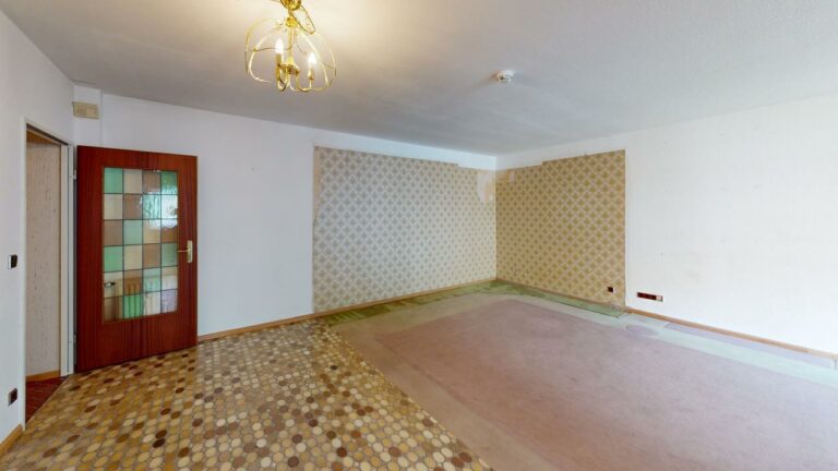 Wohnzimmer der Drei-Zimmer-Wohnung in Bremen-Schwachhausen – Aufnahme aus dem 3D-Rundgang