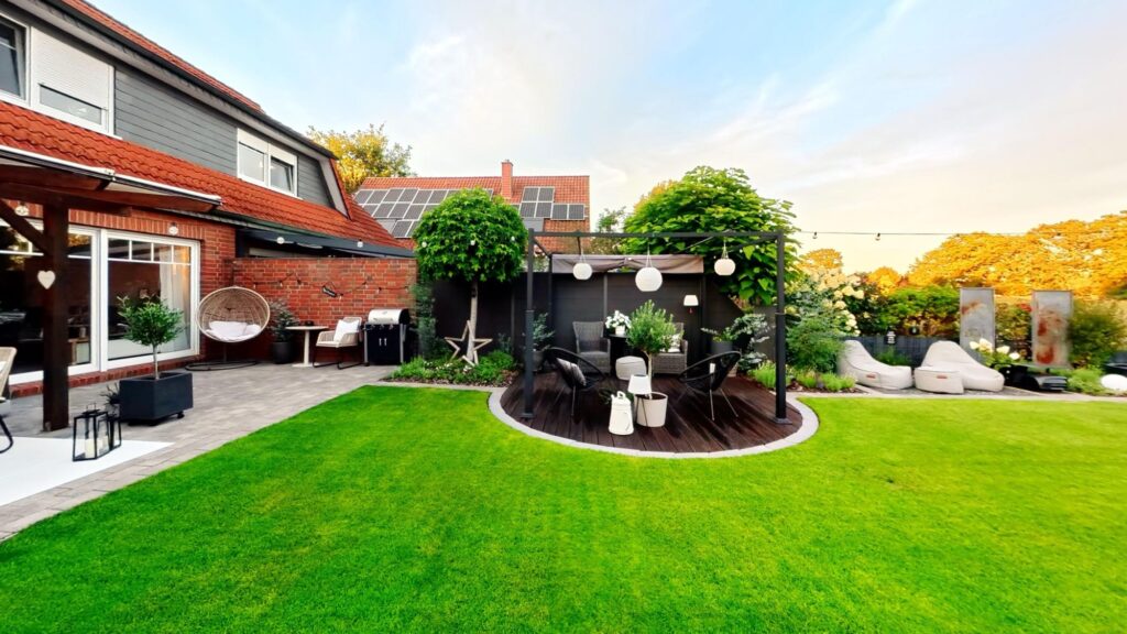 Eigene Testaufnahme einer Gartenanlage (kein Kundenprojekt)