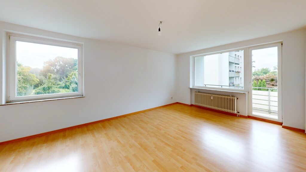 Zimmer einer Zwei-Zimmer-Wohnung in Hamburg – 3D-Rundgang